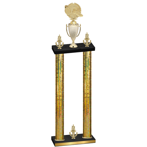 Double Gold Glacier Victory Running Trophy