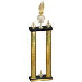 Double Gold Glacier Victory Football Trophy