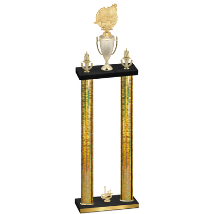Double Gold Glacier First Place Swimming Trophy
