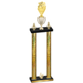 Double Gold Glacier Fourth Place Pickleball Trophy