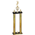 Double Gold Glacier Second Place Majorette Trophy