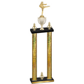 Double Gold Glacier Victory Karate Trophy