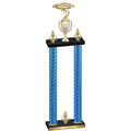 Double Blue Carbon Fiber Victory Cars Trophy