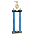Double Blue Carbon Fiber First Place Shooter Trophy