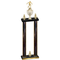Double Black Glacier Victory Soccer Trophy