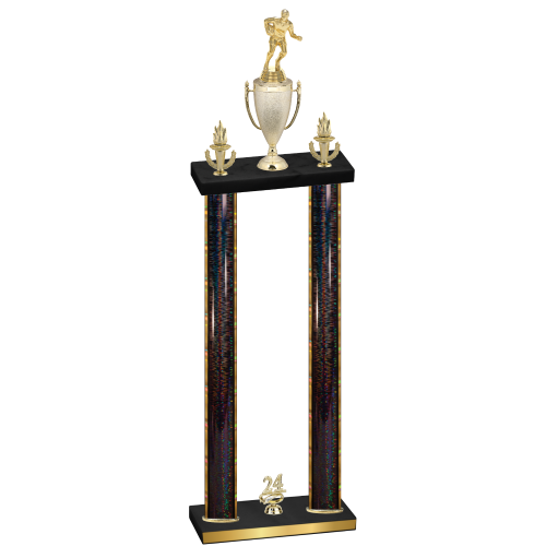 Double Black Glacier Year Rugby Trophy