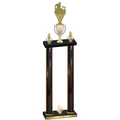 Double Black Glacier Fourth Place Rugby Trophy