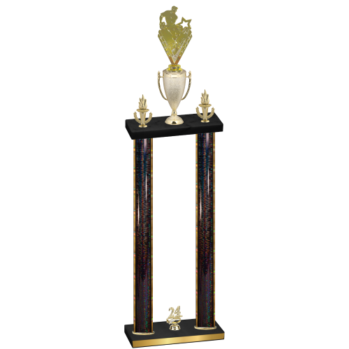Double Black Glacier Year Rugby Trophy