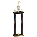 Double Black Glacier First Place Running Trophy