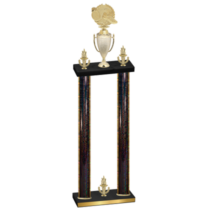 Double Black Glacier Victory Running Trophy