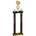 Double Black Glacier First Place Tennis Trophy