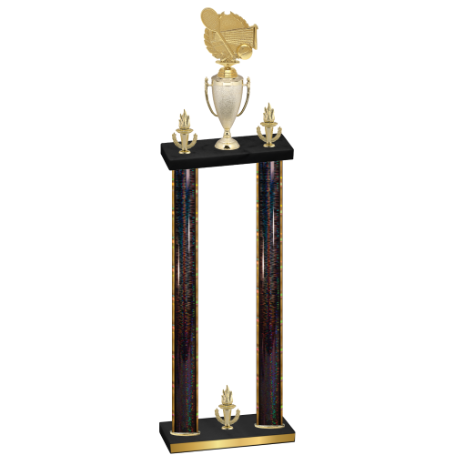 Double Black Glacier Victory Tennis Trophy