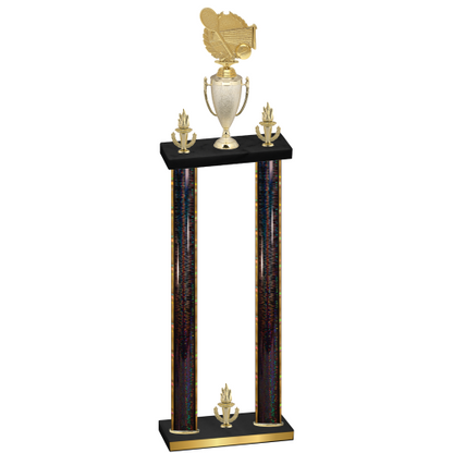Double Black Glacier Victory Tennis Trophy