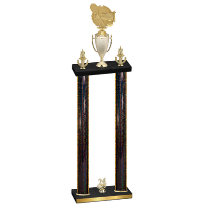 Double Black Glacier Year Tennis Trophy