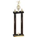 Double Black Glacier Fourth Place Bowling Trophy