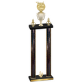 Double Black Glacier Fourth Place Bowling Trophy