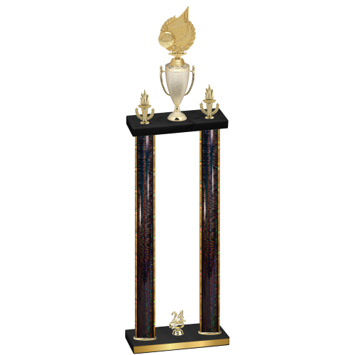 Double Black Glacier Year Volleyball Trophy