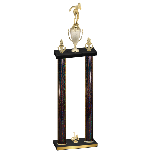 Double Black Glacier First Place Tennis Trophy