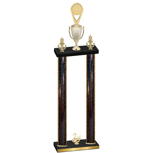 Double Black Glacier Second Place Insert Trophy