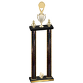 Double Black Glacier Fourth Place Insert Trophy
