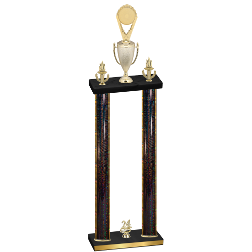 Double Black Glacier Year Insert Trophy