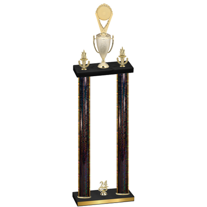 Double Black Glacier Year Insert Trophy