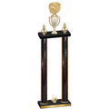 Double Black Glacier First Place Cheerleading Trophy