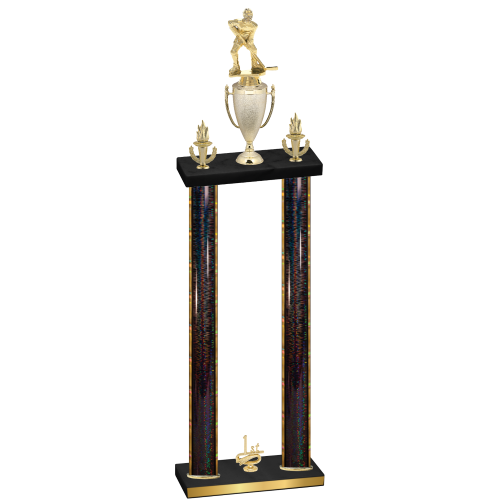 Double Black Glacier First Place Hockey Trophy
