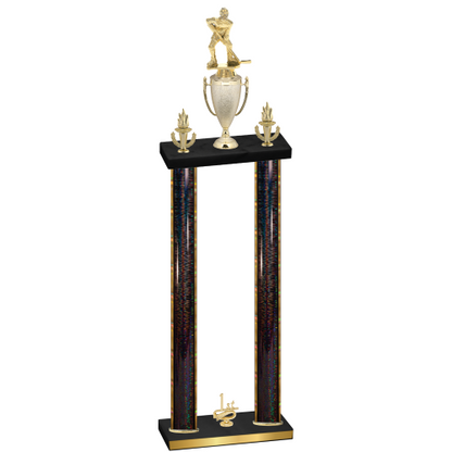 Double Black Glacier First Place Hockey Trophy