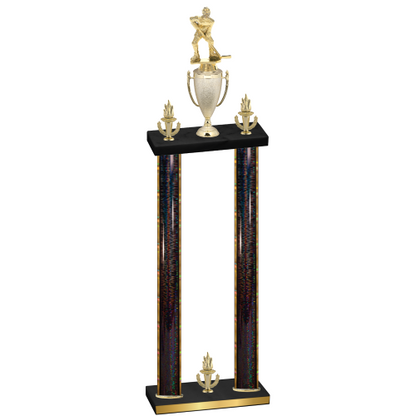 Double Black Glacier Victory Hockey Trophy