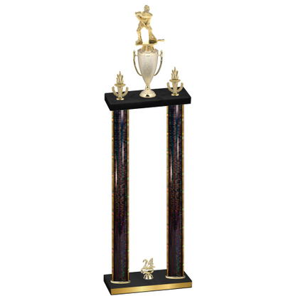 Double Black Glacier Year Hockey Trophy