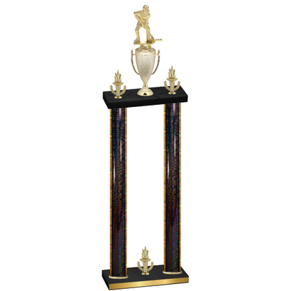 Double Black Glacier Victory Hockey Trophy