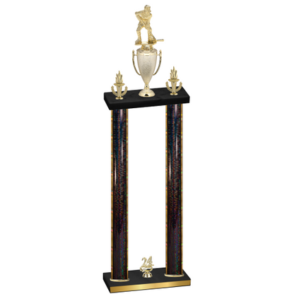 Double Black Glacier Year Hockey Trophy