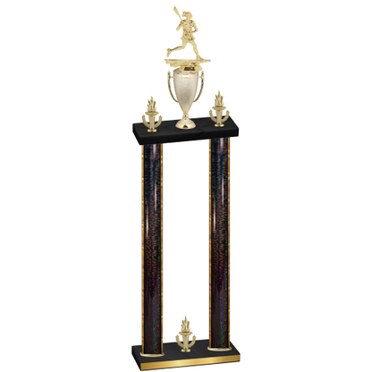Double Black Glacier Victory Lacrosse Trophy