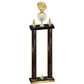 Double Black Glacier First Place Basketball Trophy