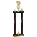 Double Black Glacier Victory Basketball Trophy