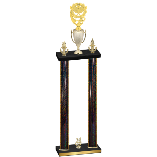 Double Black Glacier Year Pickleball Trophy
