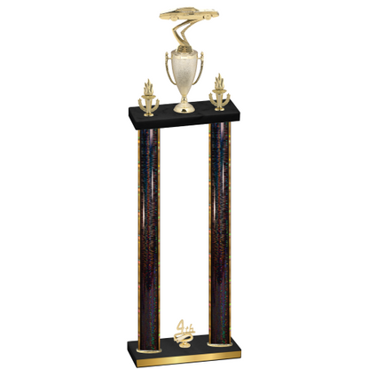 Double Black Glacier Fourth Place Cars Trophy