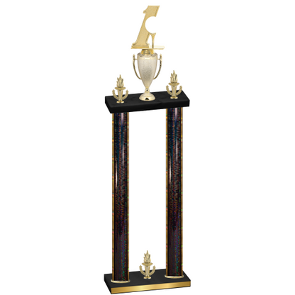 Double Black Glacier Victory Golf Trophy