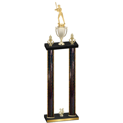 Double Black Glacier Year Softball Trophy
