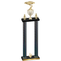 Double Black Carbon Fiber Fourth Place Cars Trophy