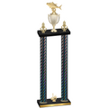 Double Black Carbon Fiber First Place Fishing Trophy