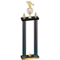 Double Black Carbon Fiber First Place Fishing Trophy