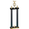 Double Black Carbon Fiber Second Place Academics Trophy