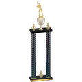 Double Black Carbon Fiber Victory Softball Trophy