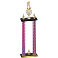 Double Pink Carbon Fiber Victory Hockey Trophy