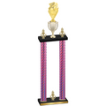 Double Pink Carbon Fiber Victory Pickleball Trophy