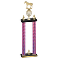 Double Pink Carbon Fiber Victory Horses Trophy