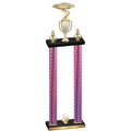 Double Pink Carbon Fiber Fourth Place Cars Trophy