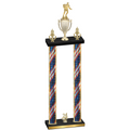 Double Flag USA Year Rugby Trophy